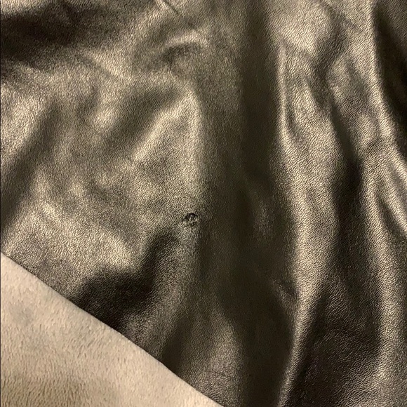 NWOT VENUS FAUX BLACK LEATHER STRAPLESS TOP - Picture 8 of 8